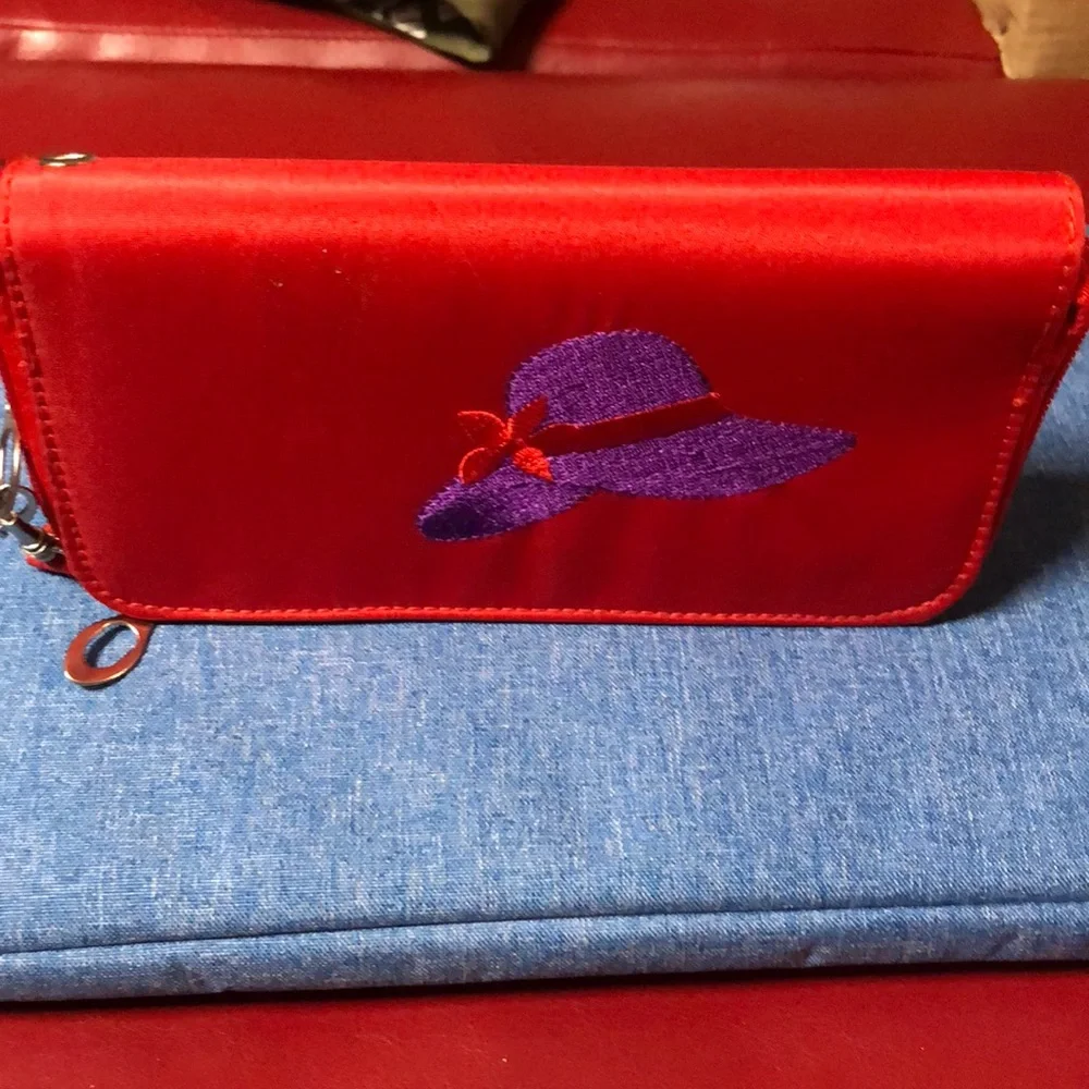 Women wristlet - Red - Picture 1 of 15
